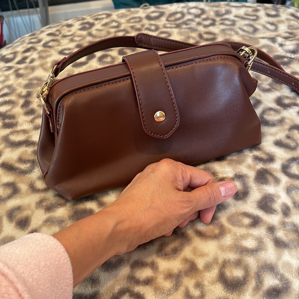 Brown crossbody bag